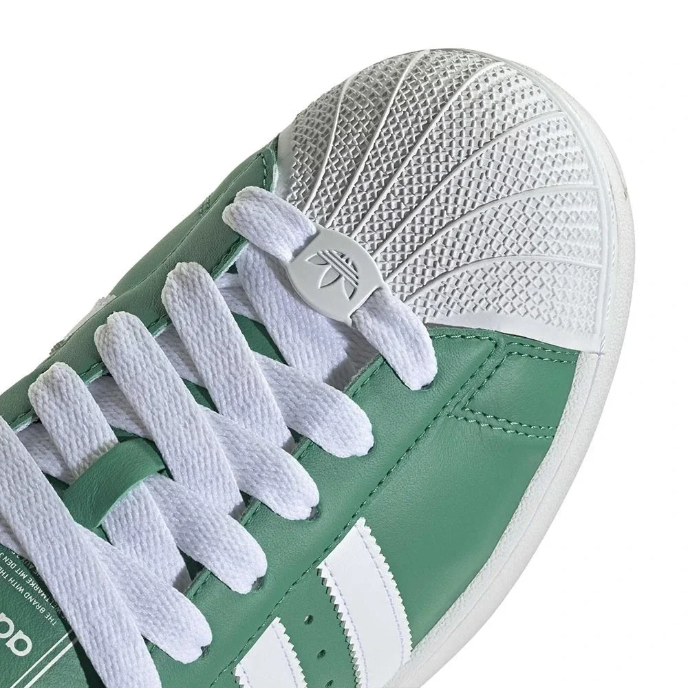 adidas Superstar II Mens Size 8.5 Green/White Sneakers Casual Shoes JI3076 NEW